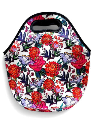 Floral Lunch Bag Tote - Drink Handlers