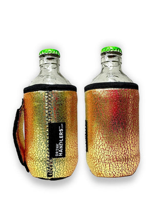 Glimmering Gold 12oz Stubby Can Handler™ - Drink Handlers