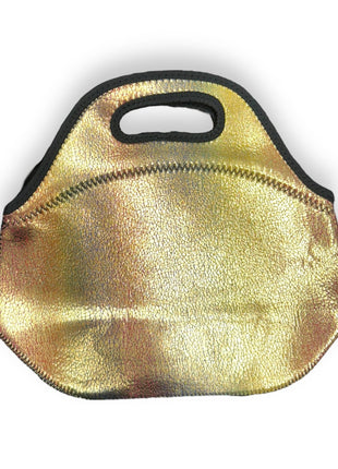 Glimmering Gold Lunch Bag Tote - Drink Handlers