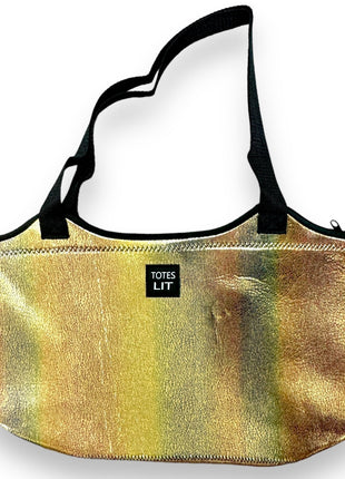Glimmering Gold Neoprene Tote - Drink Handlers