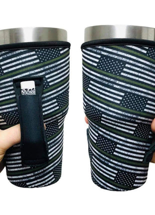 Green Line 30oz Tumbler Handler™ - Drink Handlers