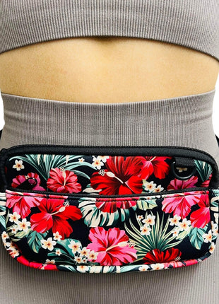 Hibiscus Cross Body Purse - Drink Handlers