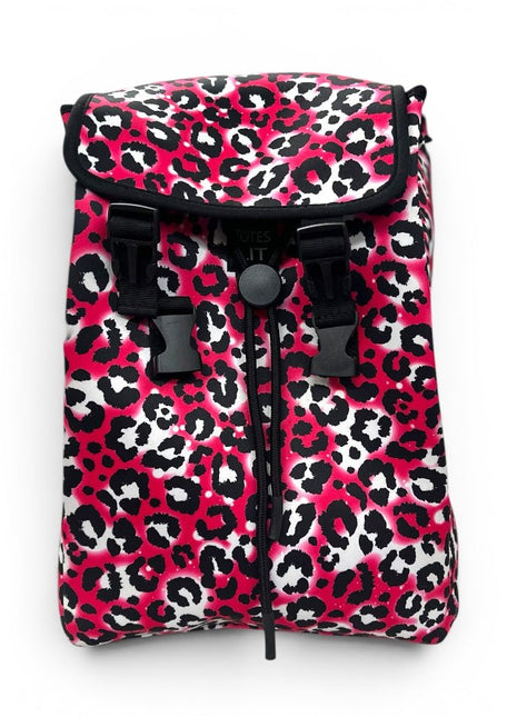 Hot Pink Leopard Backpack - Drink Handlers
