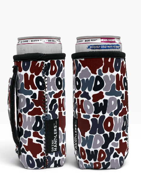 Howdy Texas 12-16oz Slim Can Handler™ - Drink Handlers