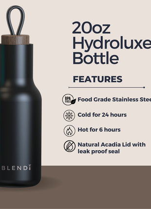 Hydroluxe Tumbler Water Bottle 20oz - Drink Handlers