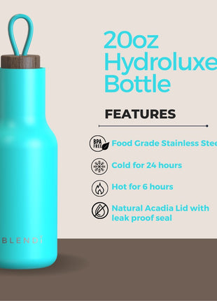 Hydroluxe Tumbler Water Bottle 20oz - Drink Handlers