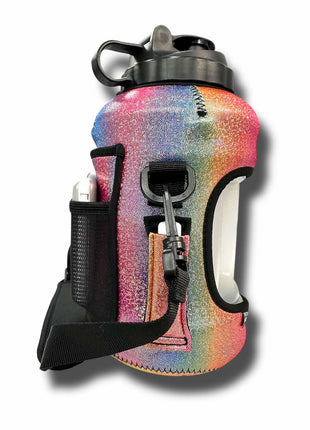 Iridescent Rainbow 1/2 Gallon Jug Carrying Handler™ - Drink Handlers