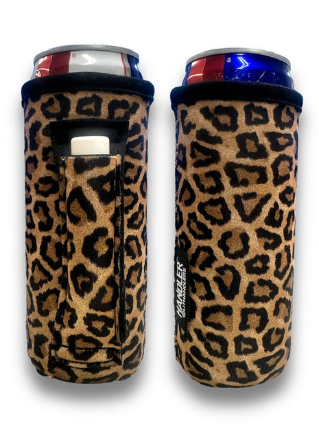 Leopard 12oz Slim Can Handler™ - Drink Handlers