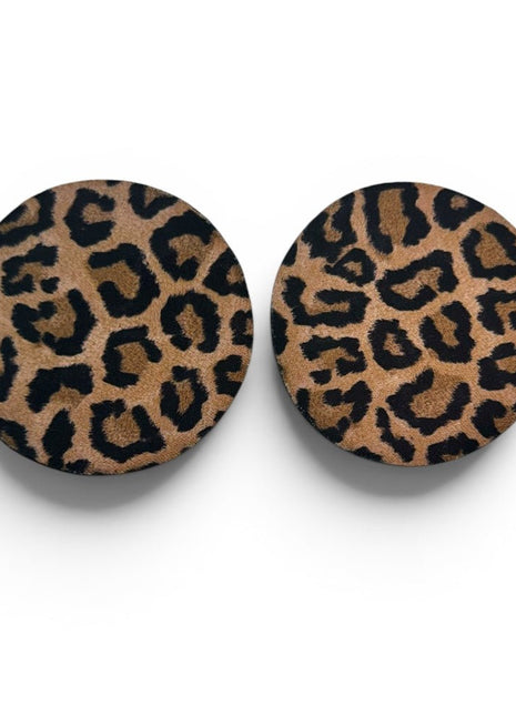 Leopard Neoprene Car Coasters - Drink Handlers