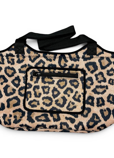 Leopard Neoprene Tote - Drink Handlers