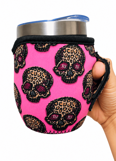 Leopard Sugars 12oz Wine Tumbler Handler™ - Drink Handlers