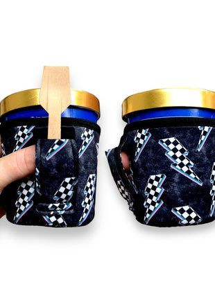 Lightning Bolts Pint Size Ice Cream Handler™ - Drink Handlers