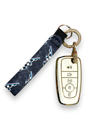Lightning Bolts Wristlet Keychain - Drink Handlers
