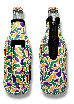 Mardi Gras Camo 12oz Bottleneck Handler™ - Drink Handlers