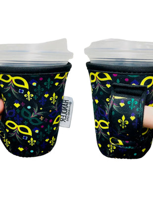 Mardi Gras Small & Medium Coffee Handler™ - Drink Handlers