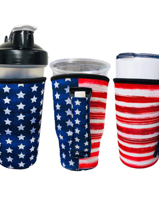 Merica 20oz Large Coffee / Tea / Tumbler Handler™ - Drink Handlers