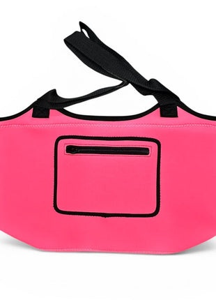 Neon Pink Neoprene Tote - Drink Handlers