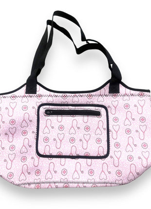Nurse Leopard Neoprene Tote - Drink Handlers