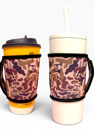 Oilfield Camo Small / Medium Bottomless Handler™ - Drink Handlers