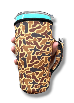 Old School Camo 30-40oz Tumbler Handler™ - Drink Handlers