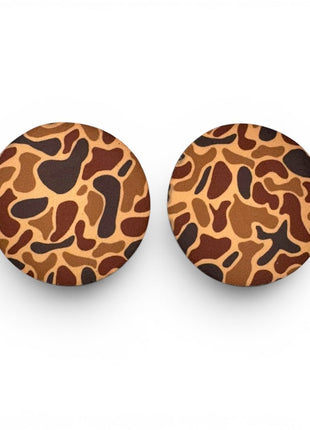 Old School Camo Neoprene Car Coasters - Drink Handlers