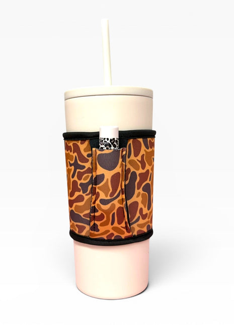Old School Camo Small / Medium Bottomless Handler™ - Drink Handlers