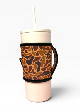 Old School Camo Small / Medium Bottomless Handler™ - Drink Handlers