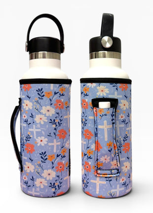 Petals & Praise 16 - 24oz Soda & Water Bottle / Tallboy Can Handler™ - Drink Handlers