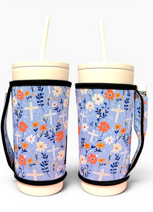 Petals & Praise Large / XL Bottomless Handler™ - Drink Handlers