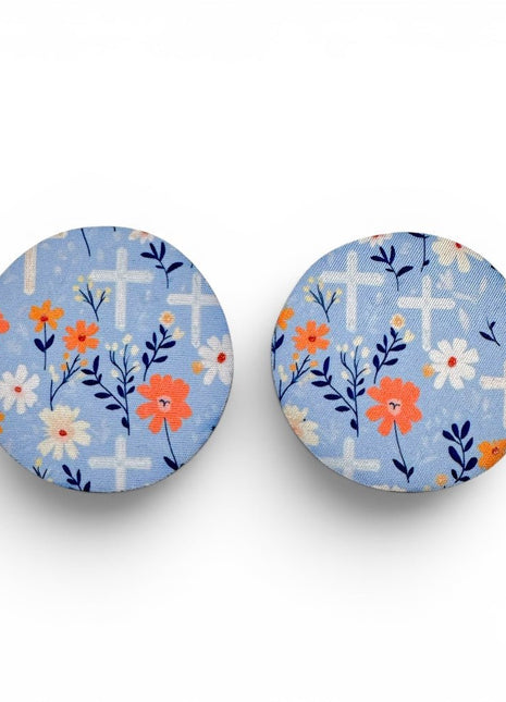 Petals & Praise Neoprene Car Coasters - Drink Handlers
