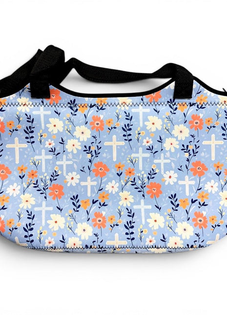Petals & Praise Neoprene Tote - Drink Handlers