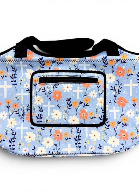 Petals & Praise Neoprene Tote - Drink Handlers