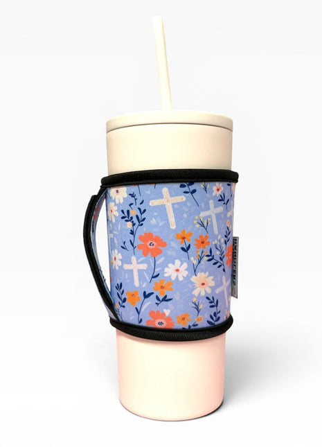 Petals & Praise Small / Medium Bottomless Handler™ - Drink Handlers