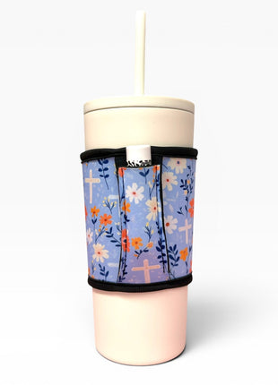 Petals & Praise Small / Medium Bottomless Handler™ - Drink Handlers