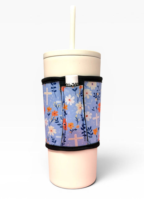 Petals & Praise Small / Medium Bottomless Handler™ - Drink Handlers