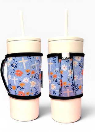 Petals & Praise Small / Medium Bottomless Handler™ - Drink Handlers