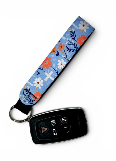 Petals & Praise Wristlet Keychain - Drink Handlers