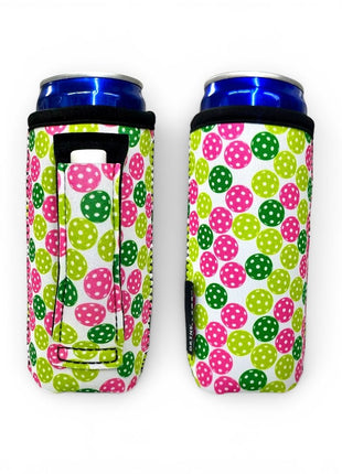 Pickleball 12 - 16oz Slim Can Handler™ - Drink Handlers