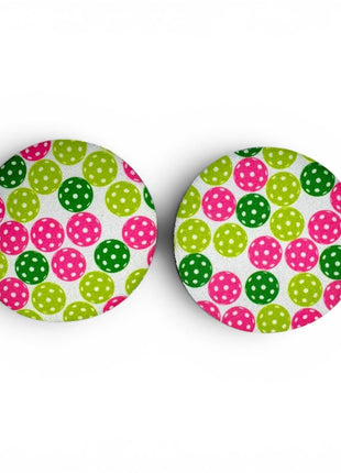 Pickleball Neoprene Car Coasters - Drink Handlers