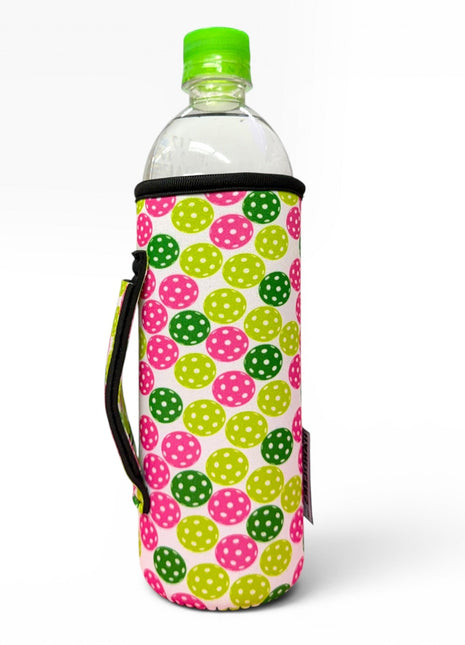 Pickleball Stripes 16 - 24oz Soda & Water Bottle / Tallboy Can Handler™ - Drink Handlers