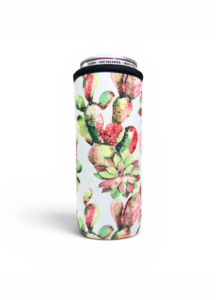 Pink Cacti 12oz Slim Can Sleeve - Drink Handlers