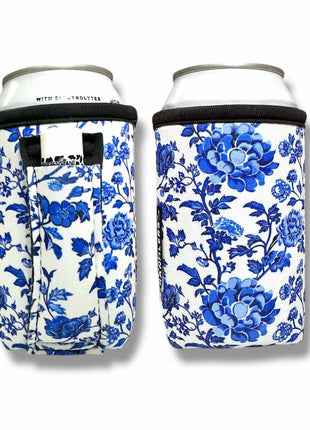 Porcelain Bloom 12oz Regular Can Handler™ - Drink Handlers