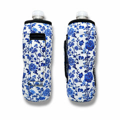 Porcelain Bloom 16 - 24oz Soda & Water Bottle / Tallboy Can Handler™ - Drink Handlers