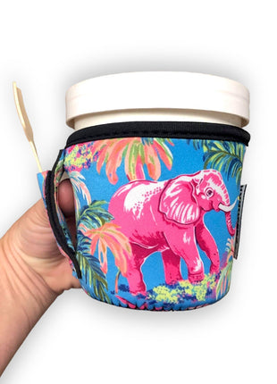 Preppy Elephant Pint Size Ice Cream Handler™ - Drink Handlers