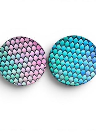 Purple Mermaid Neoprene Car Coasters - Drink Handlers
