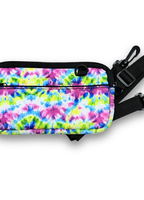 Purple Tie Dye Cross Body Purse - Drink Handlers