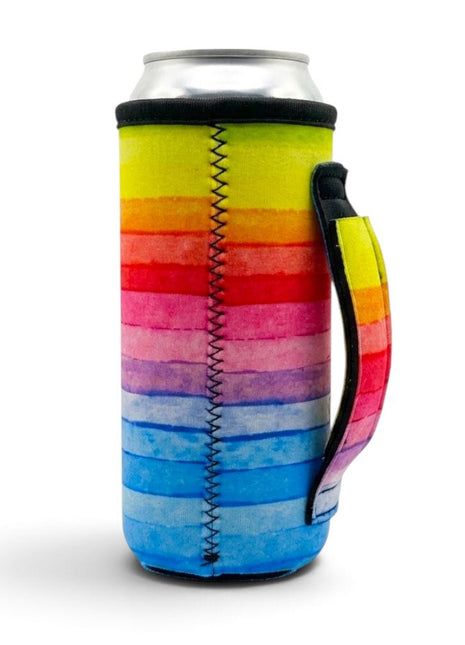 Rainbow 12oz Slim Can Handler™ - Drink Handlers