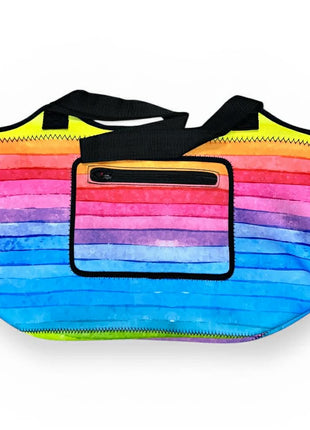 Rainbow Neoprene Tote - Drink Handlers
