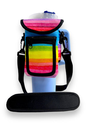 Rainbow Wrap Around Drink Pocket *PREORDER* - Drink Handlers