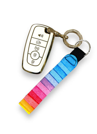 Rainbow Wristlet Keychain - Drink Handlers